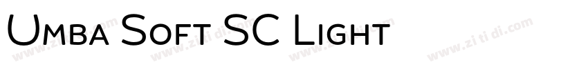 Umba Soft SC Light字体转换